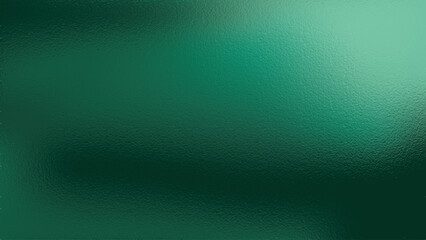 Dark emerald green foil texture background with glowing light, metallic, glass effect, cmyk color mode. Vector illustration
