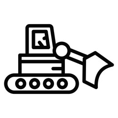 Backhoe Vector Icons