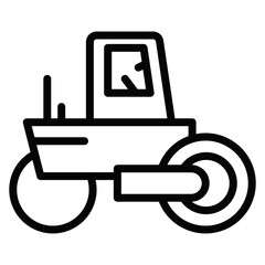Road Roller Vector Icons