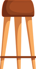 This tall bar stool with a footrest is perfect for adding a touch of style to any kitchen