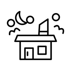 Halloween Moon Vector Icons