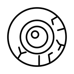 Scary Eyeball Vector Icons