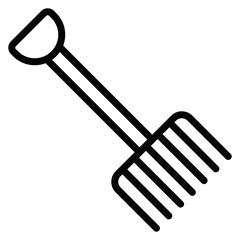 Farm Fork Vector Icons
