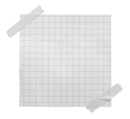 Empty note paper mockup. Message reminder card template isolated on transparent background....