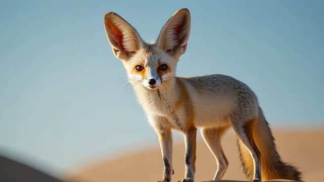 Fennec Fox in the Desert