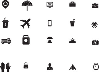 Travel Icon Vector Illustration - Journey and Adventure Symbol for Exploration Logo, Background, and Texture (EPS 10)