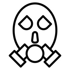 Fireman Mask Vector Icons