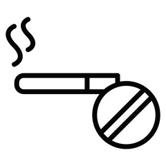 No Smoking Vector Icons