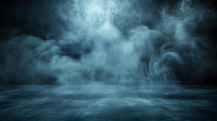Dark Abstract Background with Smoke and Fog Effects