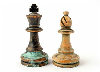 Two chess pieces