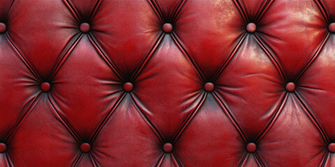 Fototapeta premium red leather upholstery