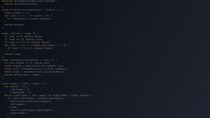 Software Engineer Coding Random Programs in Modern Workspace