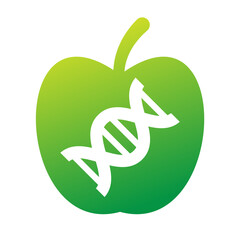 genetically modified apple icon, png