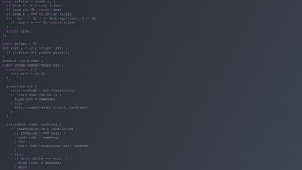 Software Engineer Writing Random Programs in Dark IDE