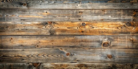 Obraz premium Rustic Weathered Wood Planks with Knots and Grain Patterns