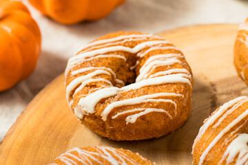 Sweet Homemade Pumpkin Spice Donuts