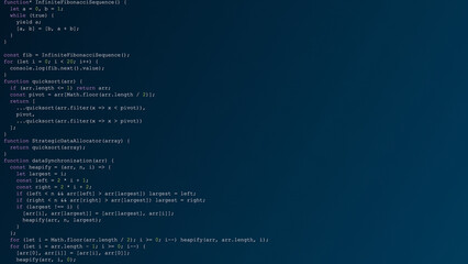 Coding Random Programs in a Nighttime IDE by Developer
