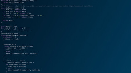 Coding Random Programs in a Nighttime IDE by Developer