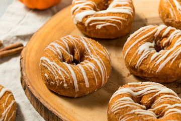 Sweet Homemade Pumpkin Spice Donuts