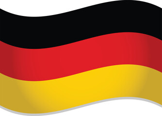 Germany 3D flag Vector