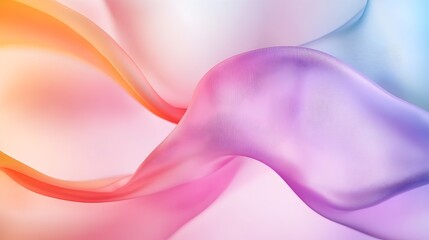 Vibrant Abstract Fluid Shapes - Dynamic Colorful Gradient Background with Soft Transitions and Modern Art Design for Contemporary Decor