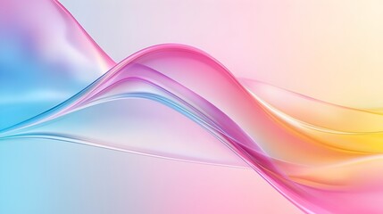 Fototapeta premium Vibrant Fluid Abstract Background - Dynamic Organic Flow with Colorful Gradient Tones for Modern Art and Creative Projects