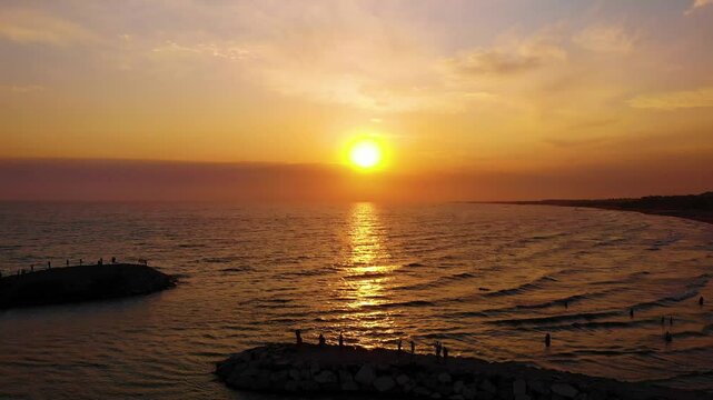 Sea Point and Beach Sunset View