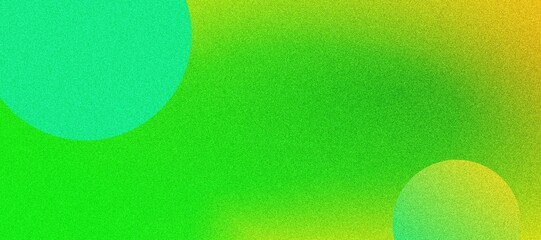 Abstract Noise with Gradient Green Sphere and Grainy Effect