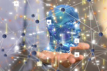 Business intelligence analyst dashboard on virtual