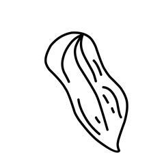 Nuts And Seeds Outline Style