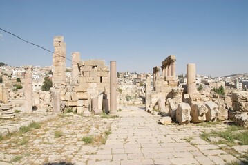 Fototapeta premium Jerash in jordan