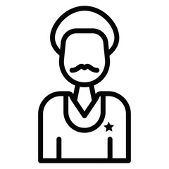 Sheriff Vector Icons