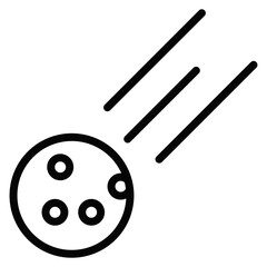 Meteorites Vector Icons © HAR