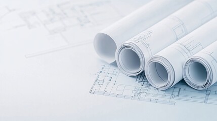 Intricate Architectural Blueprints of a High-Rise Skyscraper - Detailed Schematics Showcasing Metallic Framework and Innovative Vertical Expansion Techniques