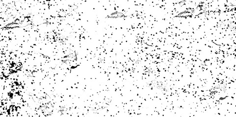 Black and White Halftone Dots in Grunge Brush Style. Vintage Dirty Dotted Seamless Pattern. Overlay Grainy Style Texture.