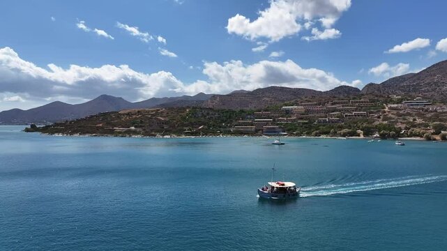 kostas mathaikis tours plaka spinalonga. High quality 4k footage. Boat Crossing from Plaka to Spinalonga Island | Crete, Greece This video captures the scenic boat journey from the quaint village of