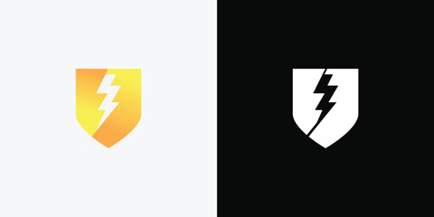 thunder logo design vector template. Thunder Electric Ligthning Bolt Logo.
