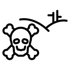 Skull Island Vector Icons