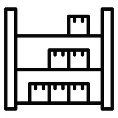 Shelves Vector Icons
