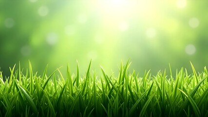 Fototapeta premium Fresh green grass background