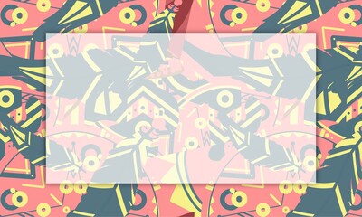 boho chic background. presentation and powerpoint design concept with typography space area. bohemian, ethnic, wild, traditional, and tribal themes