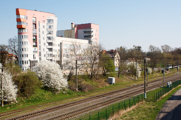 Obraz premium summer cityscape