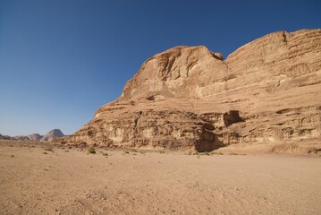 Fototapeta premium Wadi Rum desert in Jordan.