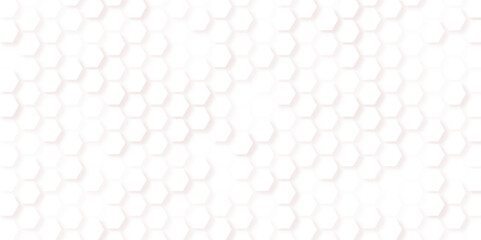 3D Futuristic abstract honeycomb mosaic white background. White Hexagonal Background. Luxury White Pattern.