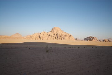 Wadi Rum desert in jordan