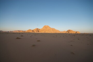 Wadi Rum desert in jordan