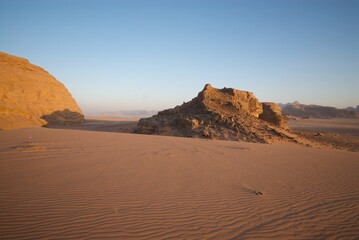 Wadi Rum desert in jordan