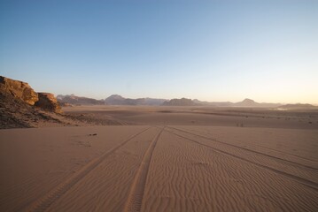 Wadi Rum desert in jordan