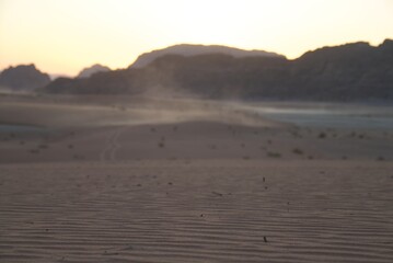 Wadi Rum desert in jordan