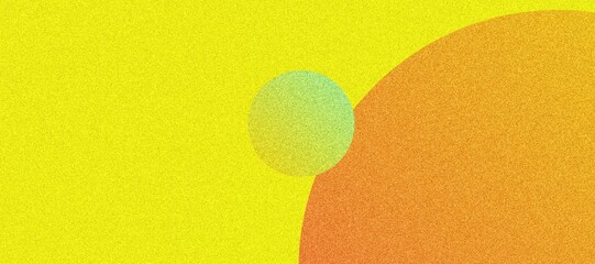 Tropical Gradient Abstraction with Multiple Spheres and Grainy Texture